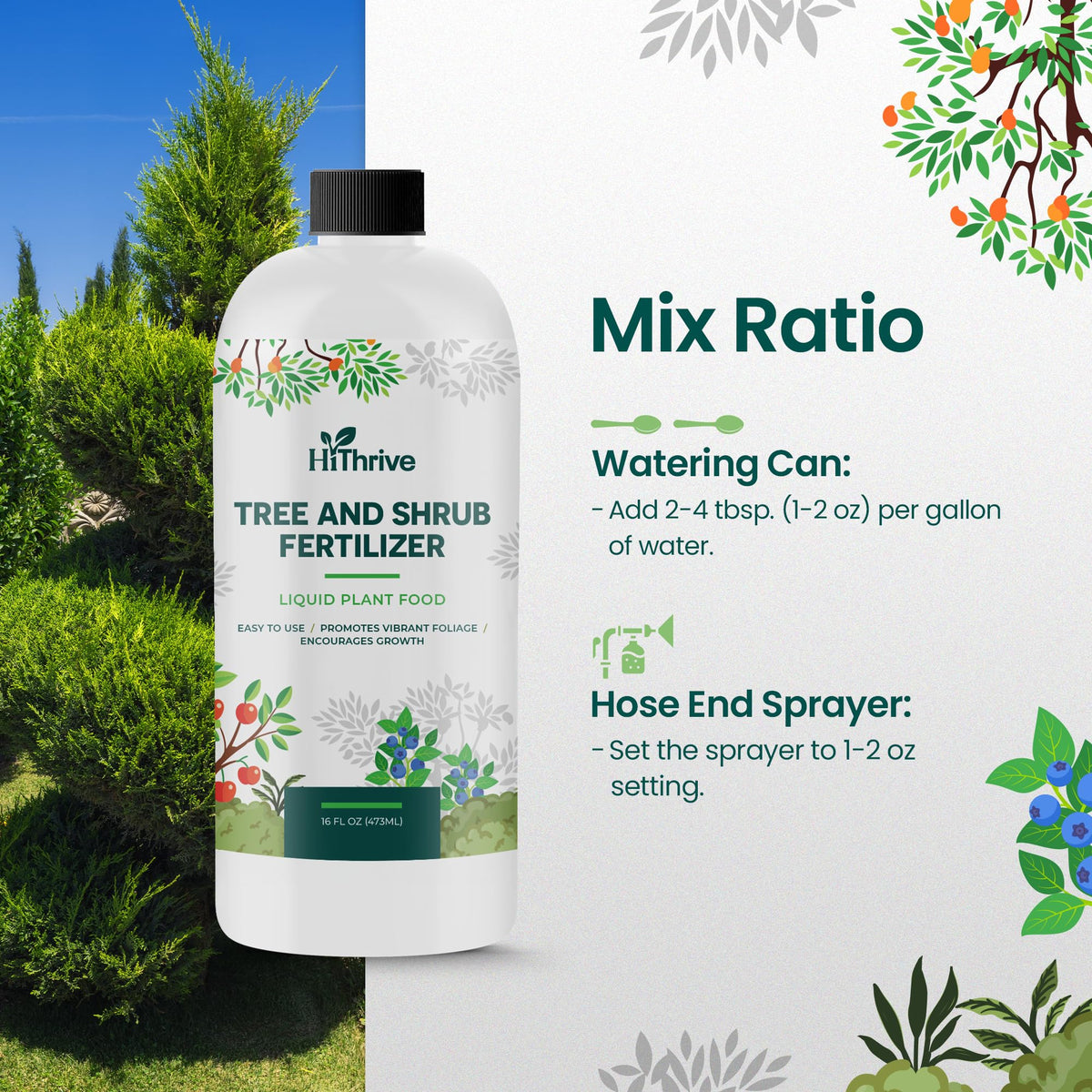16oz Tree and Shrub Fertilizer M71827