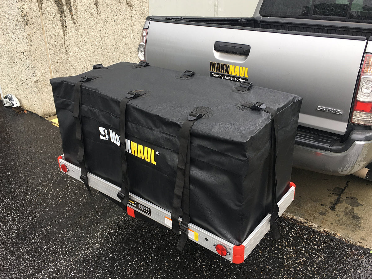 Aluminum Hitch Cargo Carrier with High Side Rails O51103